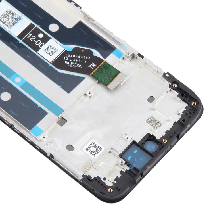 For Motorola Moto E15 OEM LCD Screen Digitizer Full Assembly with Frame - free shipping - PMC TechLife - Order now!