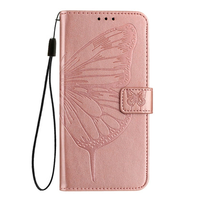 For Xiaomi Redmi K70 / K70 Pro Embossed Butterfly Leather Phone Case(Rose Gold) - K70 Cases by PMC Jewellery | Online Shopping South Africa | PMC Jewellery | Buy Now Pay Later Mobicred