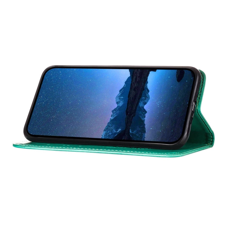 For Xiaomi Redmi K70 / K70 Pro Embossed Butterfly Leather Phone Case(Green) - Xiaomi Cases by PMC Jewellery | Online Shopping South Africa | PMC Jewellery | Buy Now Pay Later Mobicred