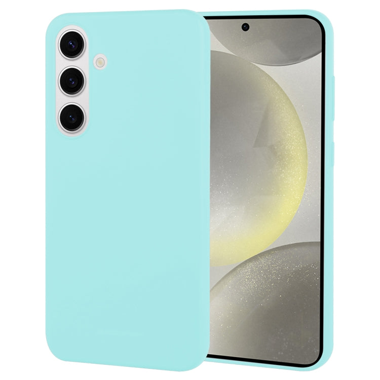 For Samsung Galaxy S24+ 5G GOOSPERY SOFT FEELING Liquid TPU Soft Phone Case(Mint Green) - Galaxy S24+ 5G Cases by GOOSPERY | Online Shopping South Africa | PMC Jewellery | Buy Now Pay Later Mobicred