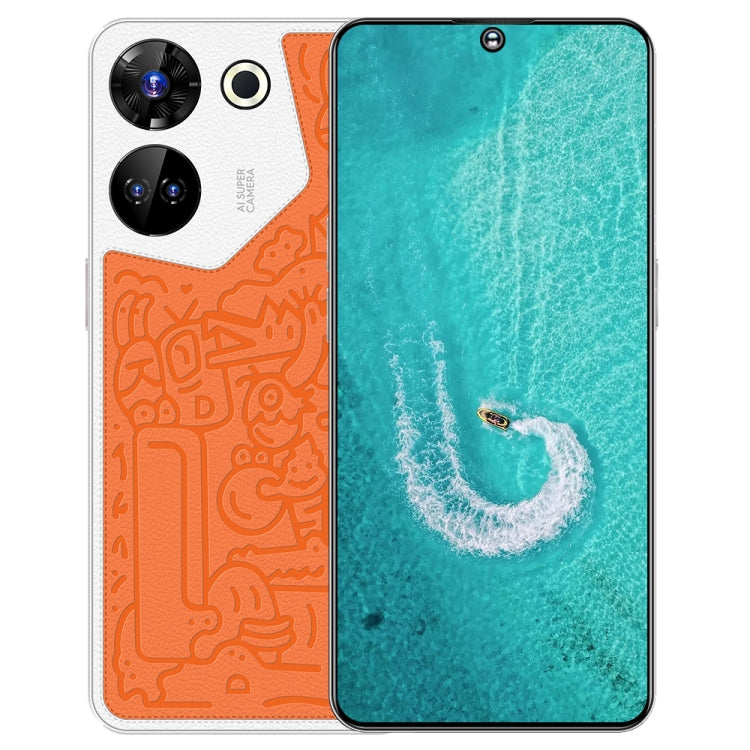 C20 Art Edition, 3GB+32GB, 6.53 inch Face Identification Android 8.1 MTK6753 Octa Core , Network: 4G, Dual SIM(Orange) -  by PMC Jewellery | Online Shopping South Africa | PMC Jewellery