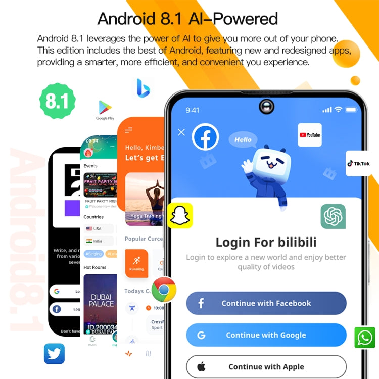 C20 Art Edition, 3GB+32GB, 6.53 inch Face Identification Android 8.1 MTK6753 Octa Core , Network: 4G, Dual SIM(Orange) -  by PMC TechLife | Online Shopping South Africa | PMC TechLife