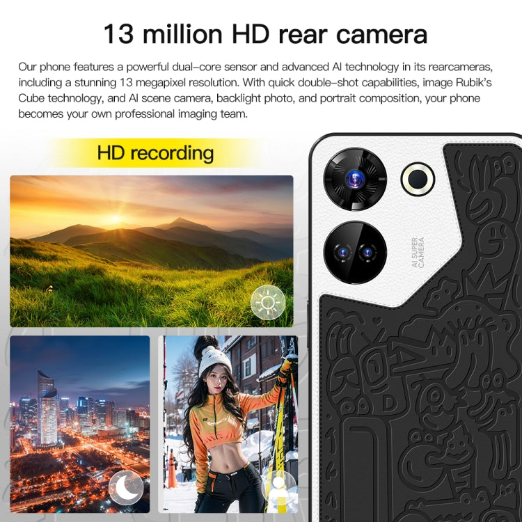 C20 Art Edition, 3GB+32GB, 6.53 inch Face Identification Android 8.1 MTK6753 Octa Core , Network: 4G, Dual SIM(Orange) -  by PMC TechLife | Online Shopping South Africa | PMC TechLife
