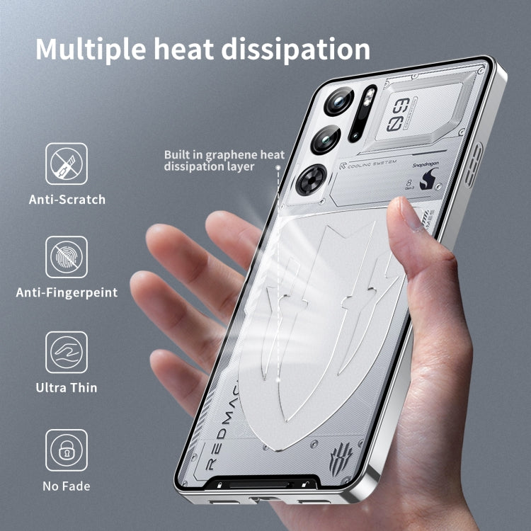 For ZTE nubia Red Magic 10 Pro / 10 Pro+ Metal Cooling Phone Case(Silver) - ZTE Cases by PMC TechLife | Online Shopping South Africa | PMC TechLife | Buy Now Pay Later Mobicred