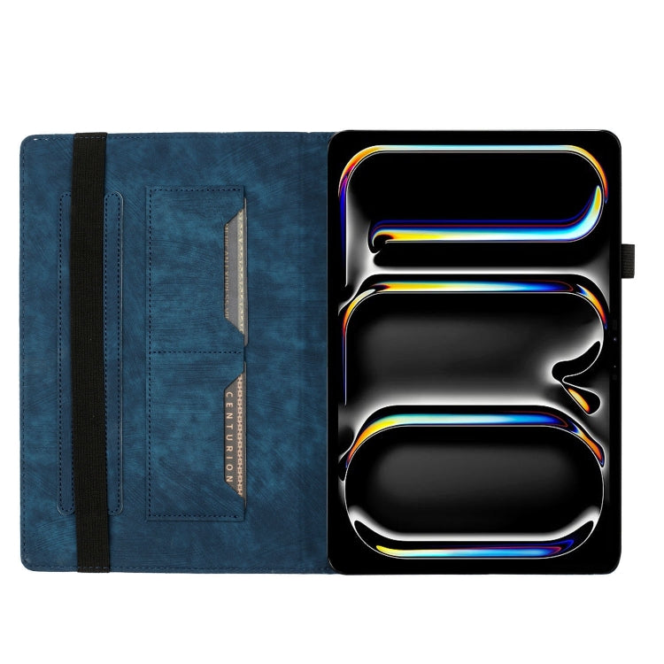 For iPad Pro 13 2024 Butterfly Cat Embossing Leather Tablet Case(Dark Blue) - iPad Pro 13 2024 Cases by PMC TechLife | Online Shopping South Africa | PMC TechLife | Buy Now Pay Later Mobicred