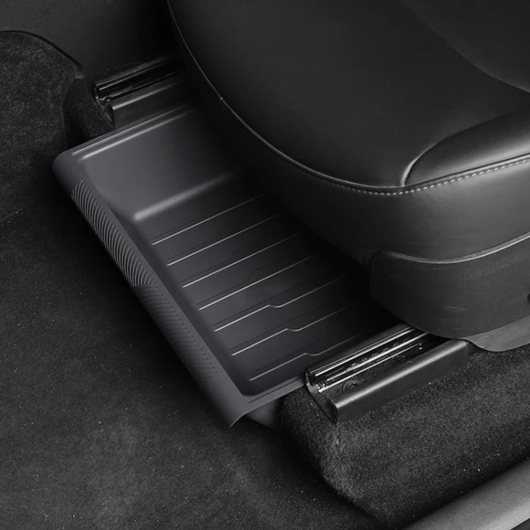 For Tesla Model Y 2021-2023 TPE Storage Organizer Under Car Seat, Style:without Cover(White) - Stowing Tidying by PMC TechLife | Online Shopping South Africa | PMC TechLife | Buy Now Pay Later Mobicred