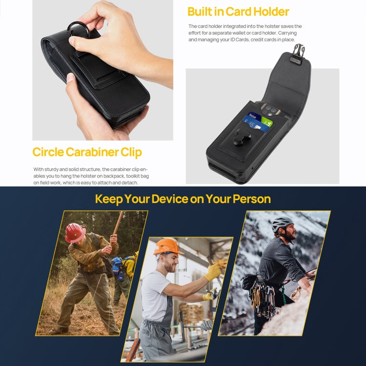 For Ulefone Armor 24 Ulefone Armor Holster Multi-Purpose Phone Pouch Waist Bag(Black) - Ulefone Cases by Ulefone | Online Shopping South Africa | PMC TechLife | Buy Now Pay Later Mobicred