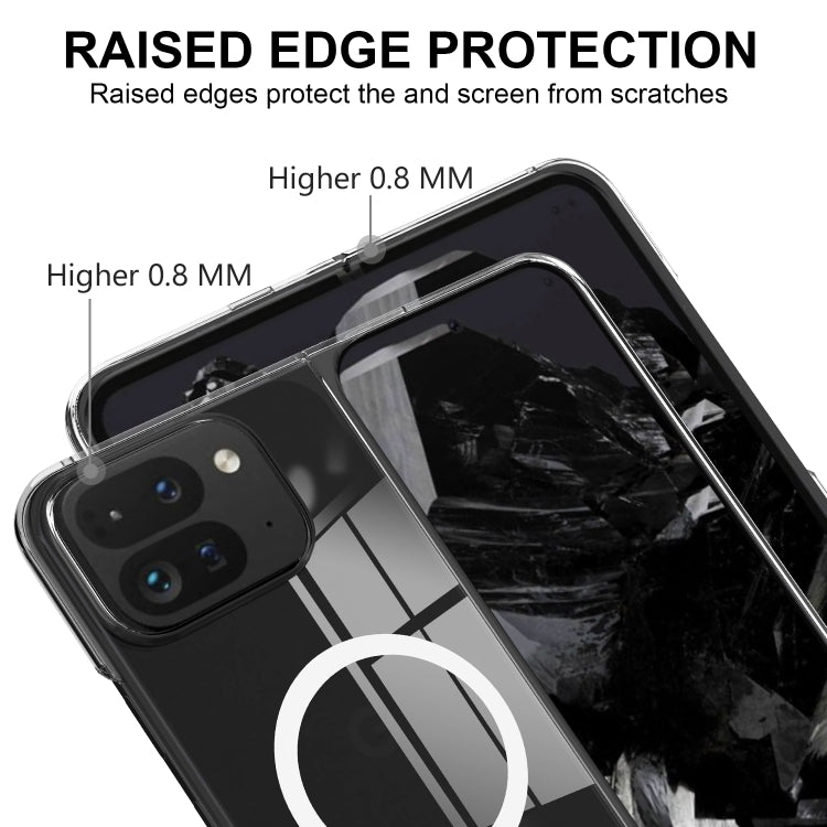 For Google Pixel 9 Pro Fold Scratchproof PC Transparent MagSafe Phone Case - Google Cases by PMC TechLife | Online Shopping South Africa | PMC TechLife | Buy Now Pay Later Mobicred