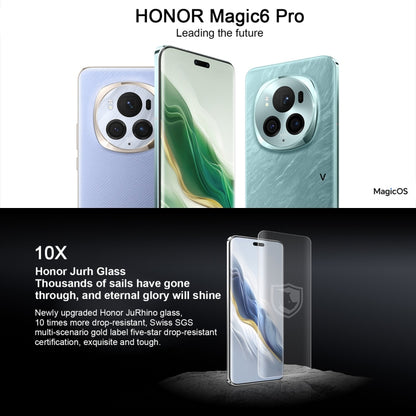 Honor Magic6 Pro, 16GB+512GB ,  6.8 inch Magic OS 8.0 Snapdragon 8 Gen 3 Octa Core up to 3.3GHz, Network: 5G, OTG, NFC, Support Google Play(Green) - Honor by Huawei | Online Shopping South Africa | PMC Jewellery | Buy Now Pay Later Mobicred