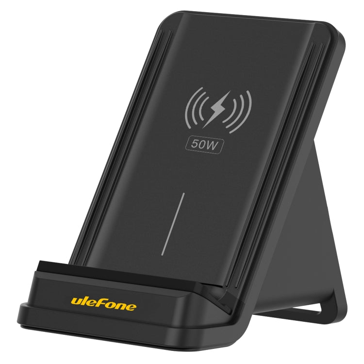 Ulefone WCS01 50W Air-cooled Wireless Charger Stand(Black) - Dock Charger by Ulefone | Online Shopping South Africa | PMC Jewellery | Buy Now Pay Later Mobicred