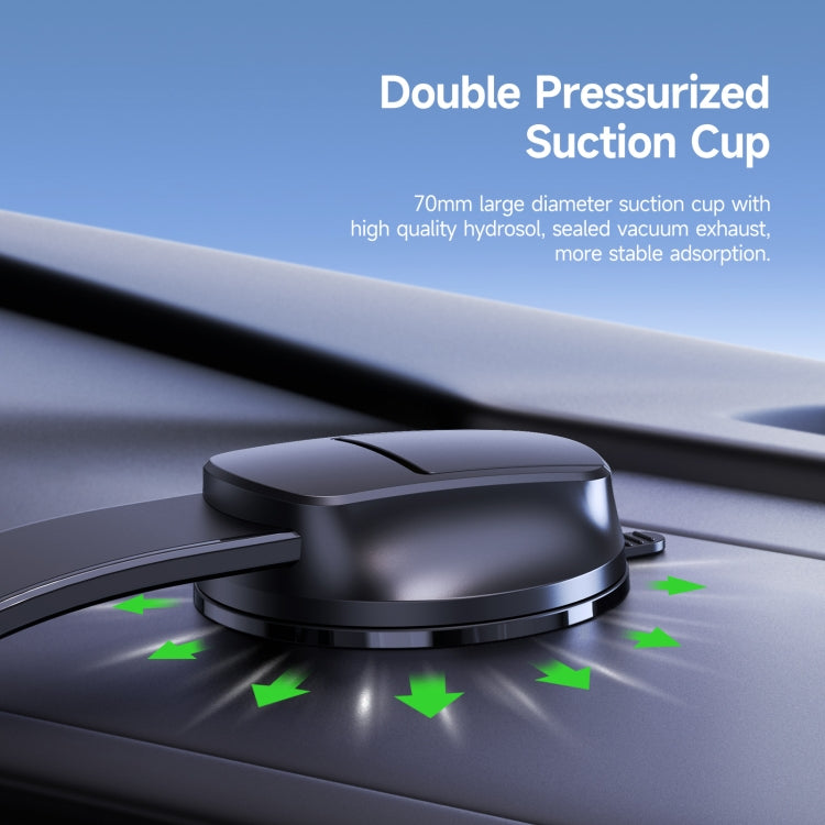 DUZZONA V3 15W Car Magnetic Wireless Charger Phone Holder(Black) - Wireless Charging Bracket by DUZZONA | Online Shopping South Africa | PMC TechLife