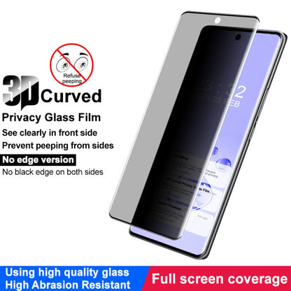 For vivo X100 5G / X100 Pro 5G imak No Edge Version 3D Curved Privacy Full Screen Tempered Glass Film - vivo Tempered Glass by imak | Online Shopping South Africa | PMC Jewellery | Buy Now Pay Later Mobicred