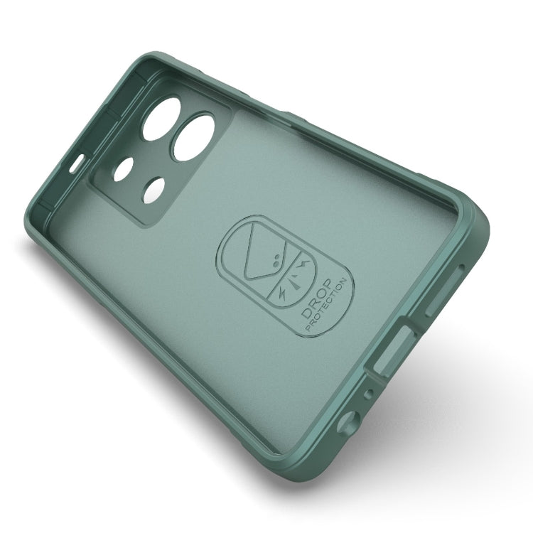 For Infinix Note 30 4G Magic Shield TPU + Flannel Phone Case(Grey) - Infinix Cases by PMC TechLife | Online Shopping South Africa | PMC TechLife | Buy Now Pay Later Mobicred