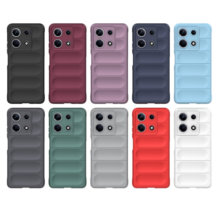 For Infinix Note 30 4G Magic Shield TPU + Flannel Phone Case(Grey) - Infinix Cases by PMC TechLife | Online Shopping South Africa | PMC TechLife | Buy Now Pay Later Mobicred