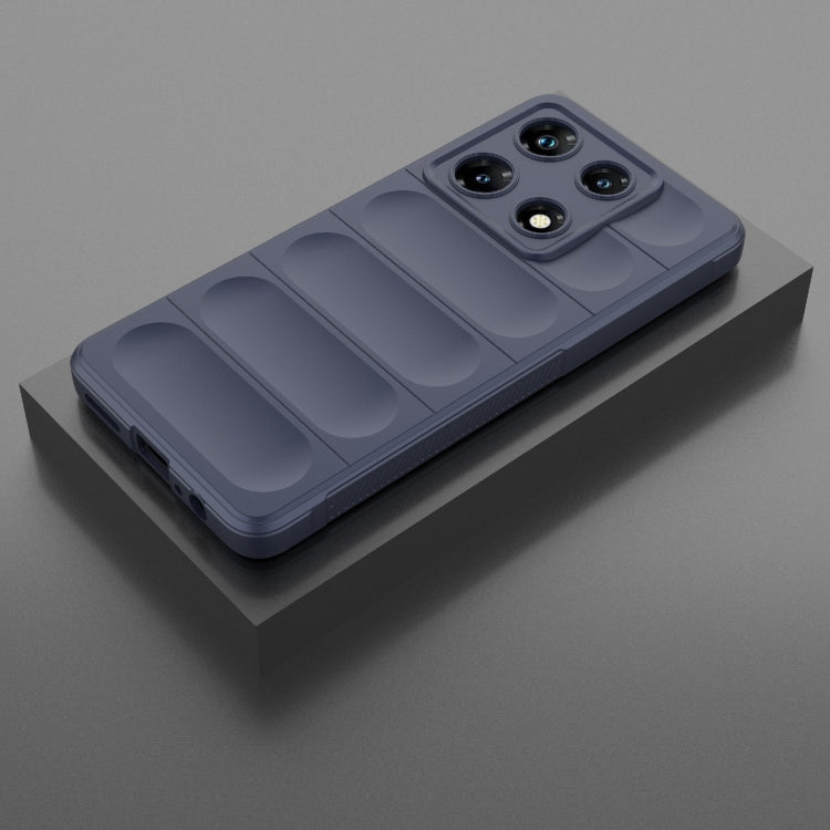 For Infinix Note 30 Pro X6788 Magic Shield TPU + Flannel Phone Case(Dark Blue) - Infinix Cases by PMC TechLife | Online Shopping South Africa | PMC TechLife | Buy Now Pay Later Mobicred