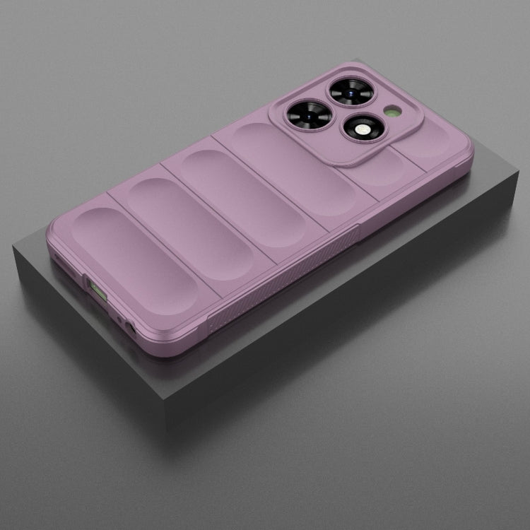 For Tecno Spark Go 2024 / 20C / Pop 8 Magic Shield TPU + Flannel Phone Case(Purple) - Tecno Cases by PMC Jewellery | Online Shopping South Africa | PMC Jewellery | Buy Now Pay Later Mobicred