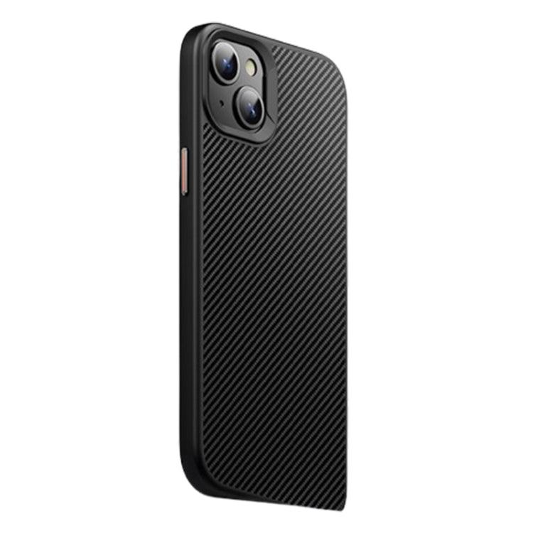 For iPhone 14 Plus Kevlar Fiber Shockproof MagSafe Phone Case(Black) - free shipping - PMC TechLife - Order now!