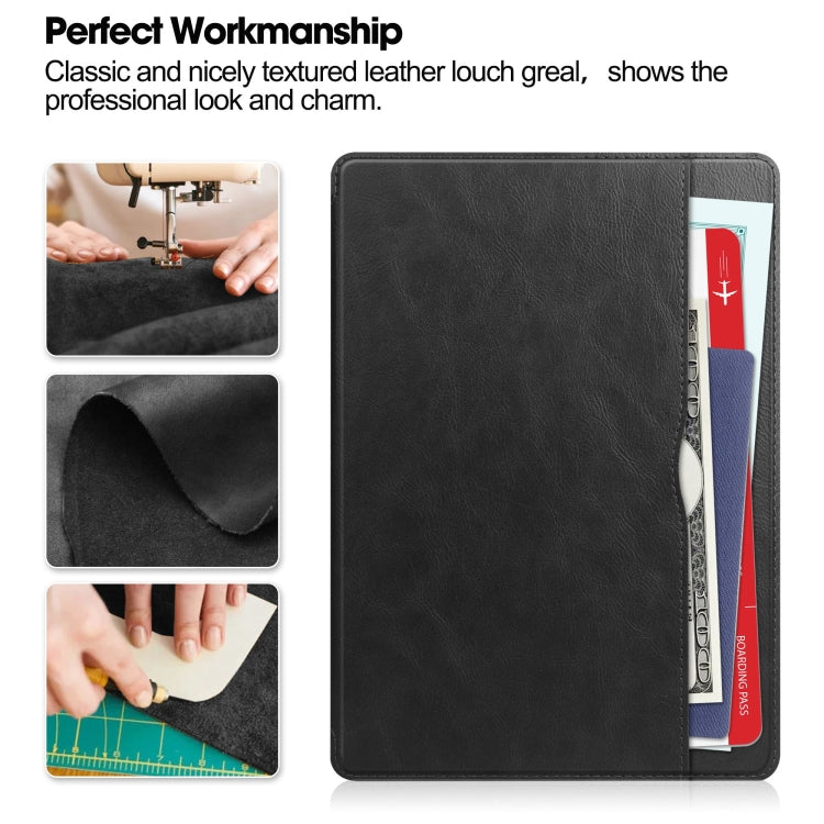 For Lenovo Tab M11/ Xiaoxin Pad 11 2024 Ultimate Pure Color Leather Smart Tablet Case(Black) - Lenovo by PMC TechLife | Online Shopping South Africa | PMC TechLife | Buy Now Pay Later Mobicred