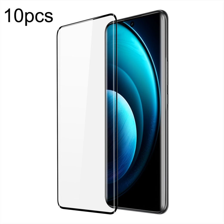 For vivo X100 / X100 Pro 10pcs DUX DUCIS 0.33mm 9H Medium Alumina Tempered Glass Film - X100 Tempered Glass by DUX DUCIS | Online Shopping South Africa | PMC Jewellery | Buy Now Pay Later Mobicred