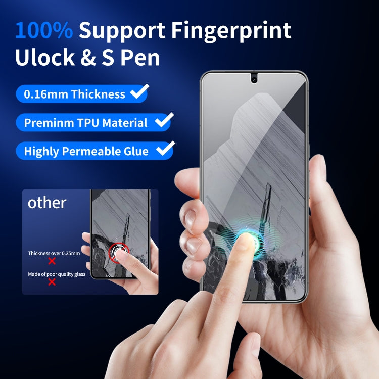 For Google Pixel 8 Pro 2pcs 0.16mm 9H Nanoglass Fingerprint Unlock Screen Film with 2pcs Lens Film - Google Tempered Glass by PMC Jewellery | Online Shopping South Africa | PMC Jewellery | Buy Now Pay Later Mobicred