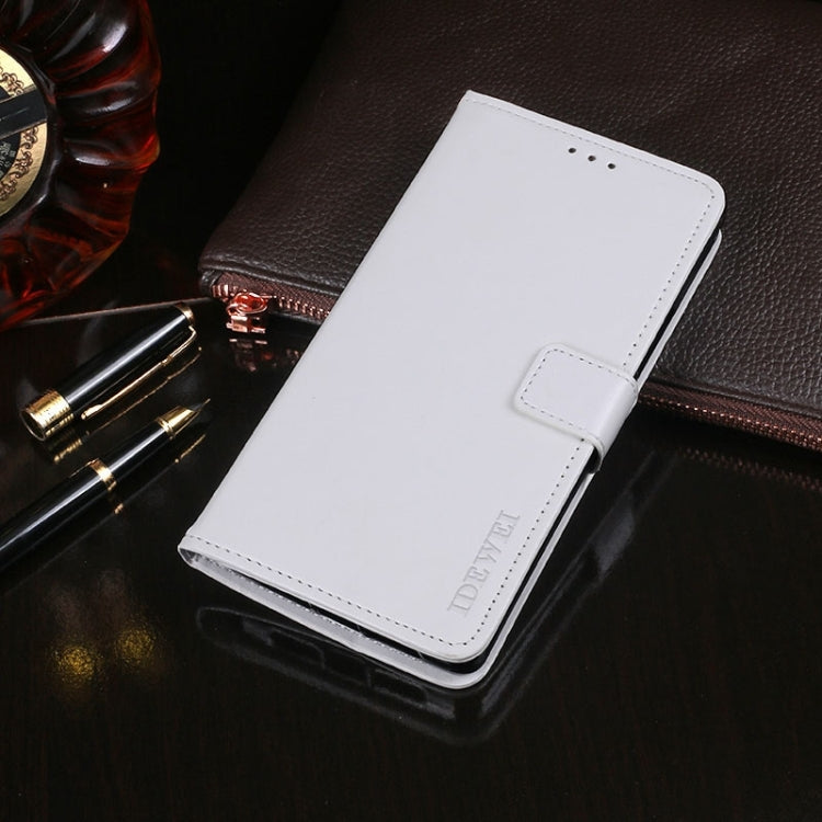 For CAT S75 idewei Crazy Horse Texture Leather Phone Case(White) - More Brand by idewei | Online Shopping South Africa | PMC Jewellery | Buy Now Pay Later Mobicred