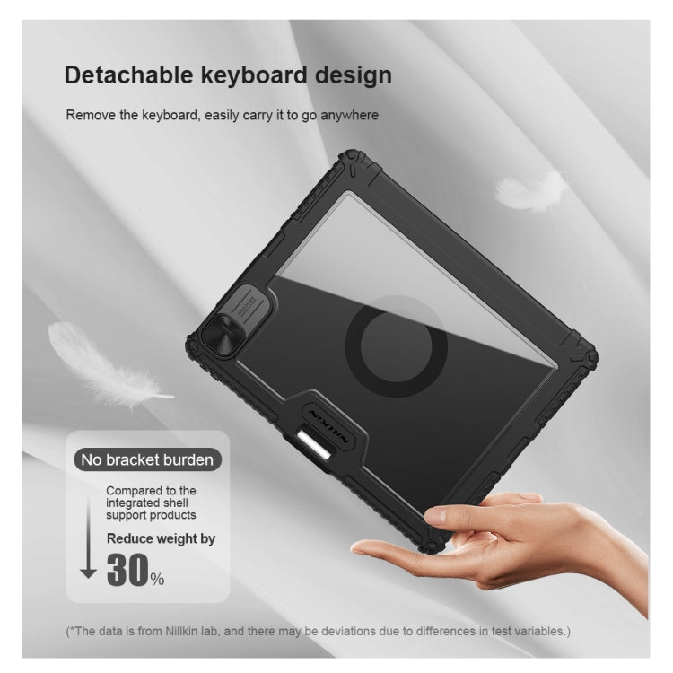 For iPad Pro 13 2024 Nillkin Backlit Version Bumper Link Keyboard Case - free shipping - PMC Jewellery - Order now!