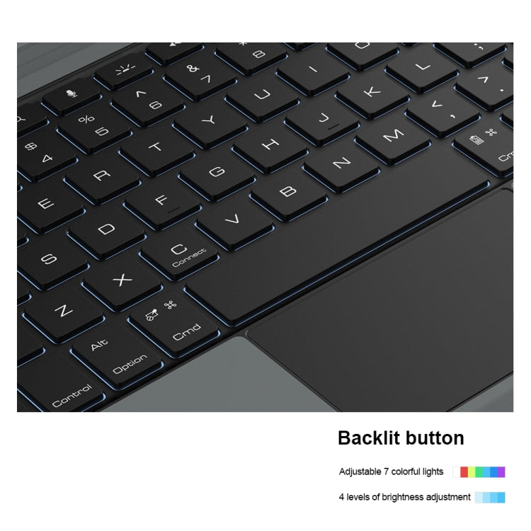 For iPad Pro 11 2024 Nillkin Backlit Version Bumper Link Keyboard Case - free shipping - PMC Jewellery - Order now!