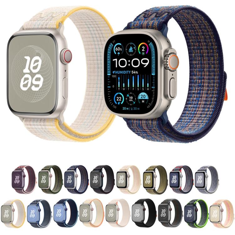 For Apple Watch Series 6 40mm Loop Nylon Watch Band(Dark Black) - free shipping - PMC TechLife - Order now!