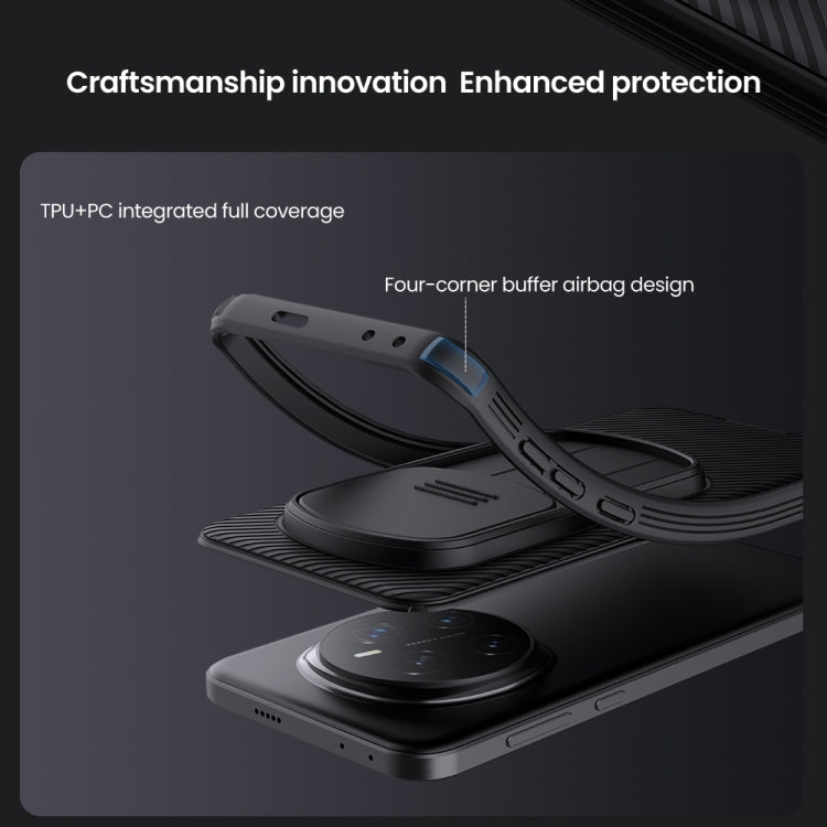 For Honor Magic7 Pro NILLKIN Black Mirror Pro Series Camshield PC Phone Case(Black) - Honor Cases by NILLKIN | Online Shopping South Africa | PMC Jewellery | Buy Now Pay Later Mobicred