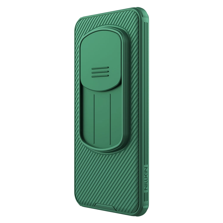 For Honor Magic7 Pro NILLKIN Black Mirror Pro Series Camshield PC Phone Case(Green) - Honor Cases by NILLKIN | Online Shopping South Africa | PMC Jewellery | Buy Now Pay Later Mobicred