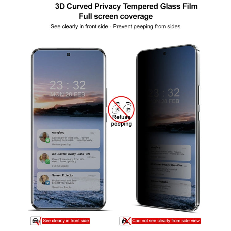 For Honor Magic6 5G imak 3D Curved HD Full Screen Anti-spy Tempered Glass Protective Film - Honor Tempered Glass by imak | Online Shopping South Africa | PMC Jewellery | Buy Now Pay Later Mobicred