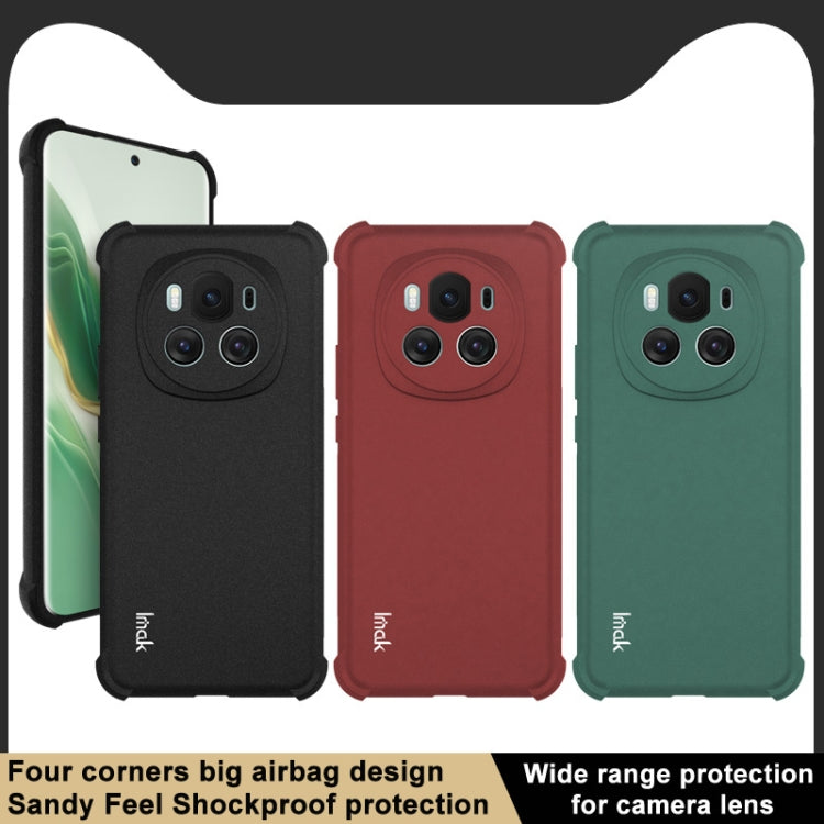 For Honor Magic6 5G imak Shockproof Airbag TPU Phone Case(Matte Green) - Honor Cases by imak | Online Shopping South Africa | PMC Jewellery | Buy Now Pay Later Mobicred