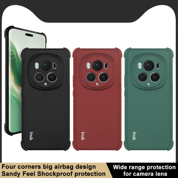 For Honor Magic6 Pro 5G imak Shockproof Airbag TPU Phone Case(Matte Black) - Honor Cases by imak | Online Shopping South Africa | PMC TechLife | Buy Now Pay Later Mobicred