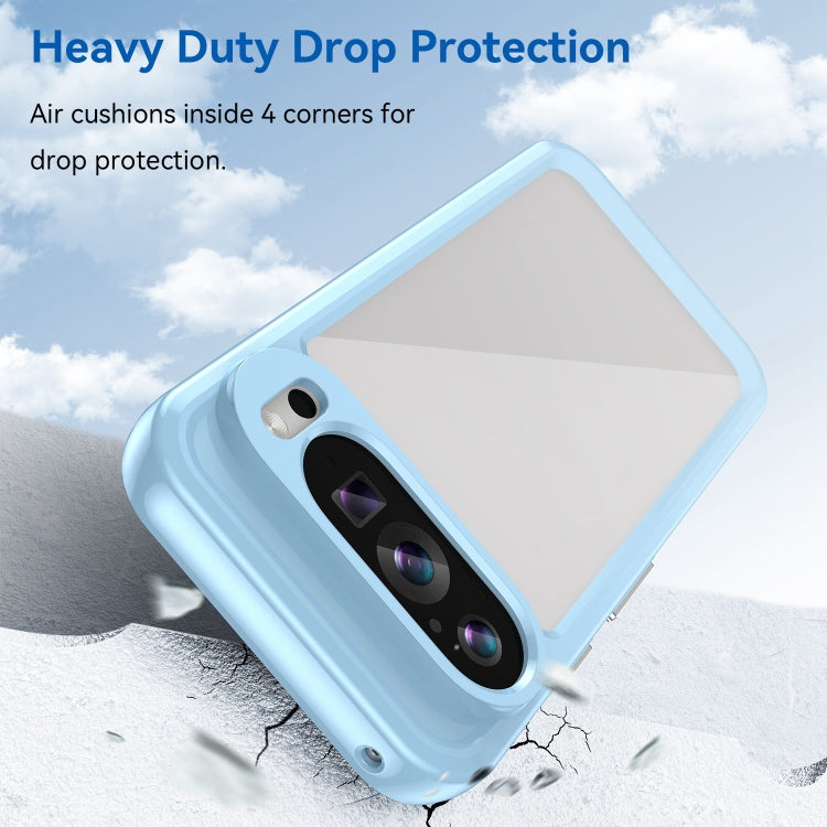 For Google Pixel 9 Colorful Series Acrylic Hybrid TPU Phone Case(Blue) - free shipping - PMC TechLife - Order now!