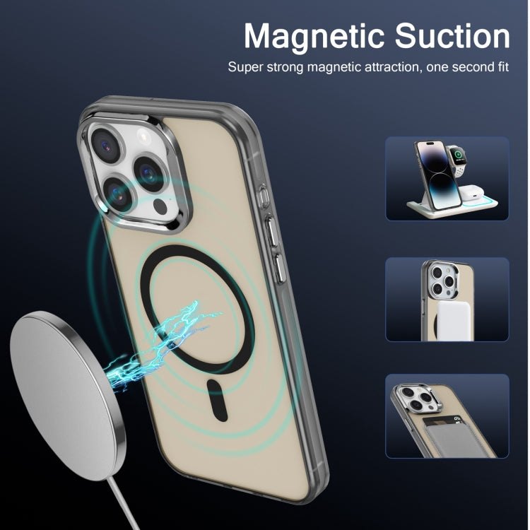 For iPhone 13 Pro Electroplated IMD Magsafe PC Hybrid TPU Phone Case(Black) - iPhone 13 Pro Cases by PMC Jewellery | Online Shopping South Africa | PMC Jewellery