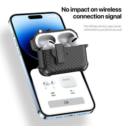 For AirPods 2 / 1 DUX DUCIS PECI Series Earbuds Box Protective Case(White) - For AirPods 1/2 by DUX DUCIS | Online Shopping South Africa | PMC Jewellery | Buy Now Pay Later Mobicred