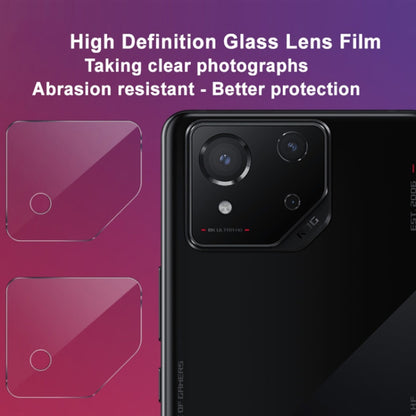For ASUS ROG Phone 8 / 8 Pro 2pcs/Set imak HD Glass Rear Camera Lens Film - ASUS Tempered Glass by imak | Online Shopping South Africa | PMC Jewellery