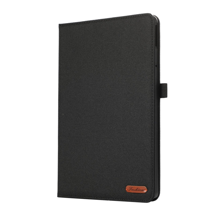 For Lenovo Tab M11 / Xiaoxin Pad 11 2024 Fabric Texture Horizontal Flip Leather Tablet Case(Black) - free shipping - PMC Jewellery - Order now!