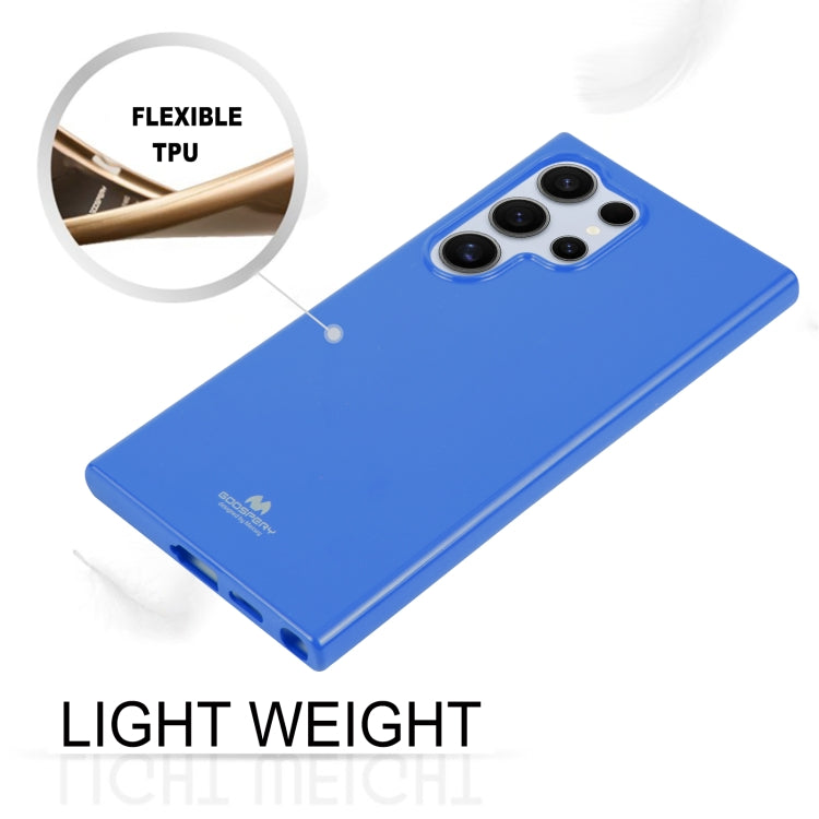 For Samsung Galaxy S24 Ultra 5G GOOSPERY PEARL JELLY Shockproof TPU Phone Case(Blue) - Galaxy S24 Ultra 5G Cases by GOOSPERY | Online Shopping South Africa | PMC Jewellery | Buy Now Pay Later Mobicred