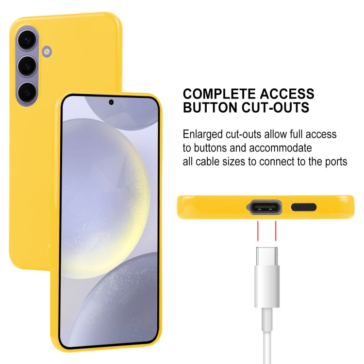 For Samsung Galaxy S24+ 5G GOOSPERY PEARL JELLY Shockproof TPU Phone Case(Yellow) - Galaxy S24+ 5G Cases by GOOSPERY | Online Shopping South Africa | PMC Jewellery | Buy Now Pay Later Mobicred