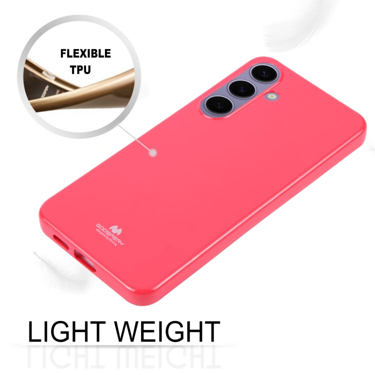 For Samsung Galaxy S24 5G GOOSPERY PEARL JELLY Shockproof TPU Phone Case(Rose Red) - Galaxy S24 5G Cases by GOOSPERY | Online Shopping South Africa | PMC Jewellery | Buy Now Pay Later Mobicred