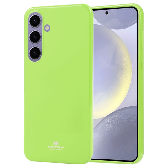 For Samsung Galaxy S24 5G GOOSPERY PEARL JELLY Shockproof TPU Phone Case(Fluorescent Green) - Galaxy S24 5G Cases by GOOSPERY | Online Shopping South Africa | PMC Jewellery | Buy Now Pay Later Mobicred