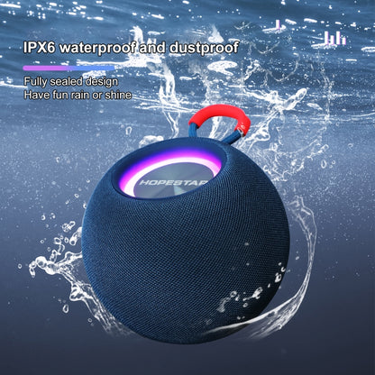 HOPESTAR H52 IPX6 Waterproof Portable Wireless Bluetooth Speaker(Blue) - Waterproof Speaker by HOPESTAR | Online Shopping South Africa | PMC Jewellery | Buy Now Pay Later Mobicred