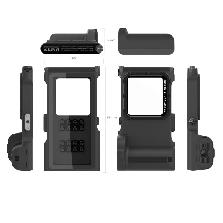 Diving Shell Gen3 Bluetooth Waterproof Phone Case(Black) - Waterproof Bag by PMC TechLife | Online Shopping South Africa | PMC TechLife | Buy Now Pay Later Mobicred