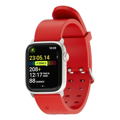 For Apple Watch Series 9 41mm Luminous Colorful Light Silicone Watch Band(Red) - Watch Bands by PMC Jewellery | Online Shopping South Africa | PMC Jewellery