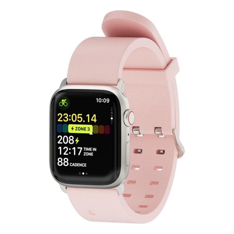 For Apple Watch Series 6 40mm Luminous Colorful Light Silicone Watch Band(Pink) - Watch Bands by PMC Jewellery | Online Shopping South Africa | PMC Jewellery