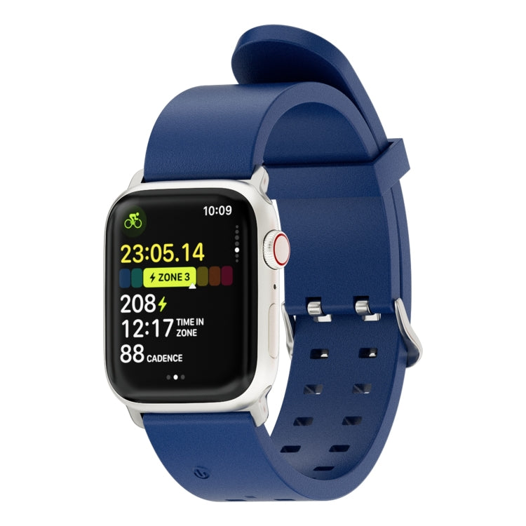 For Apple Watch Series 2 38mm Luminous Colorful Light Silicone Watch Band(Blue) - free shipping - PMC TechLife - Order now!