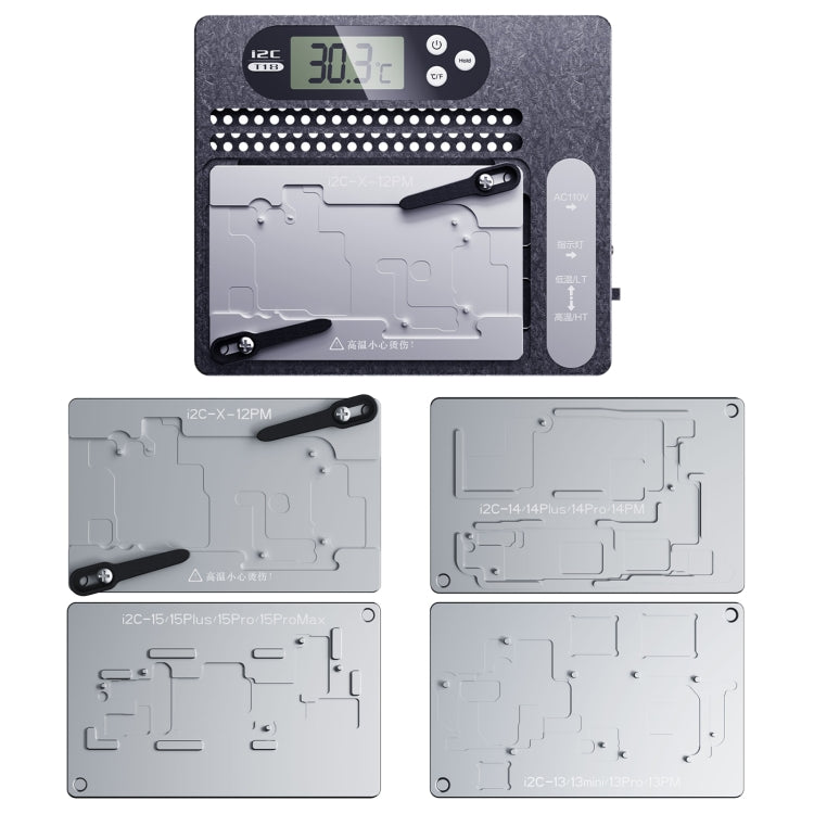 i2C T18 LCD Display PCB Motherboard Layered Desoldering Station For iPhone X-15 Pro Max, US Plug - free shipping - PMC TechLife - Order now!
