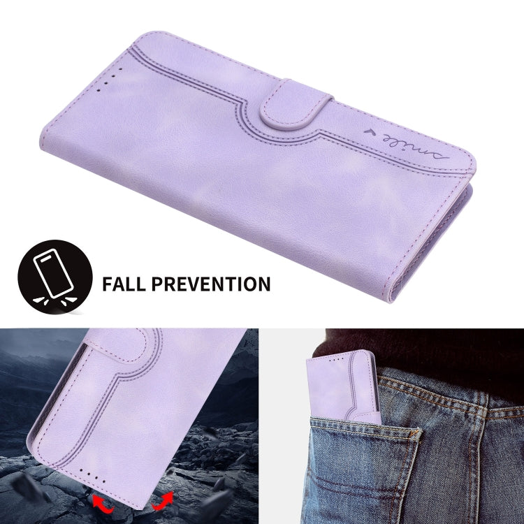 For Tecno Spark Go 2024 Heart Pattern Skin Feel Leather Phone Case(Purple) - Tecno Cases by PMC Jewellery | Online Shopping South Africa | PMC Jewellery | Buy Now Pay Later Mobicred