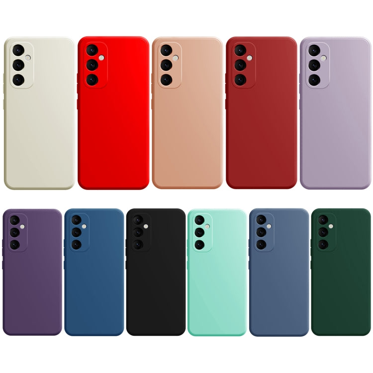 For Samsung Galaxy S24 5G Imitation Liquid Silicone Phone Case(Light Cyan) - Galaxy S24 5G Cases by PMC TechLife | Online Shopping South Africa | PMC TechLife
